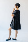 The Gibby Textured Jacquard Dress in Black