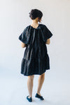 The Gibby Textured Jacquard Dress in Black