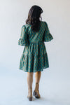 The Harrelson Floral Tiered Dress in Green