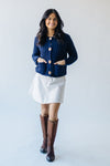 The Swalberg Knit Cardigan in Navy