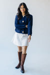 The Swalberg Knit Cardigan in Navy