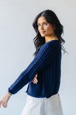 The Swalberg Knit Cardigan in Navy