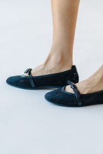 Free People: Mesh Mania Bow Flats in Black Pattern