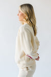 The Gloria Bow Detail Pullover in Cream