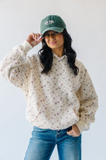 The Pinkston Ditsy Floral Sweatshirt in Ivory