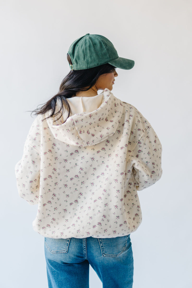 The Pinkston Ditsy Floral Sweatshirt in Ivory