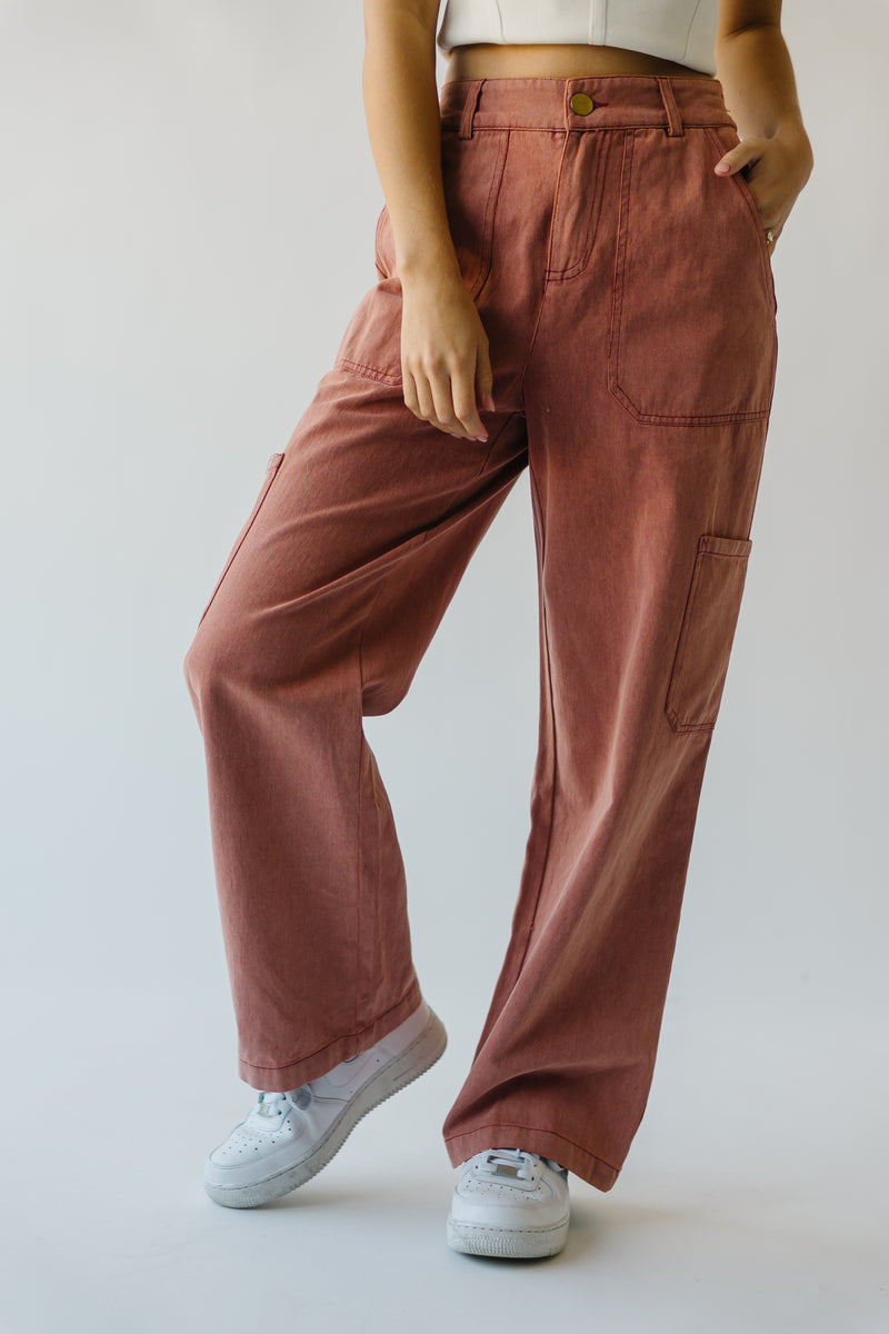 The Despain Wide Leg Pant in Washed Mauve – Piper & Scoot