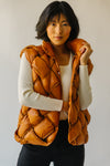 The Carrigan Puffer Vest in Camel