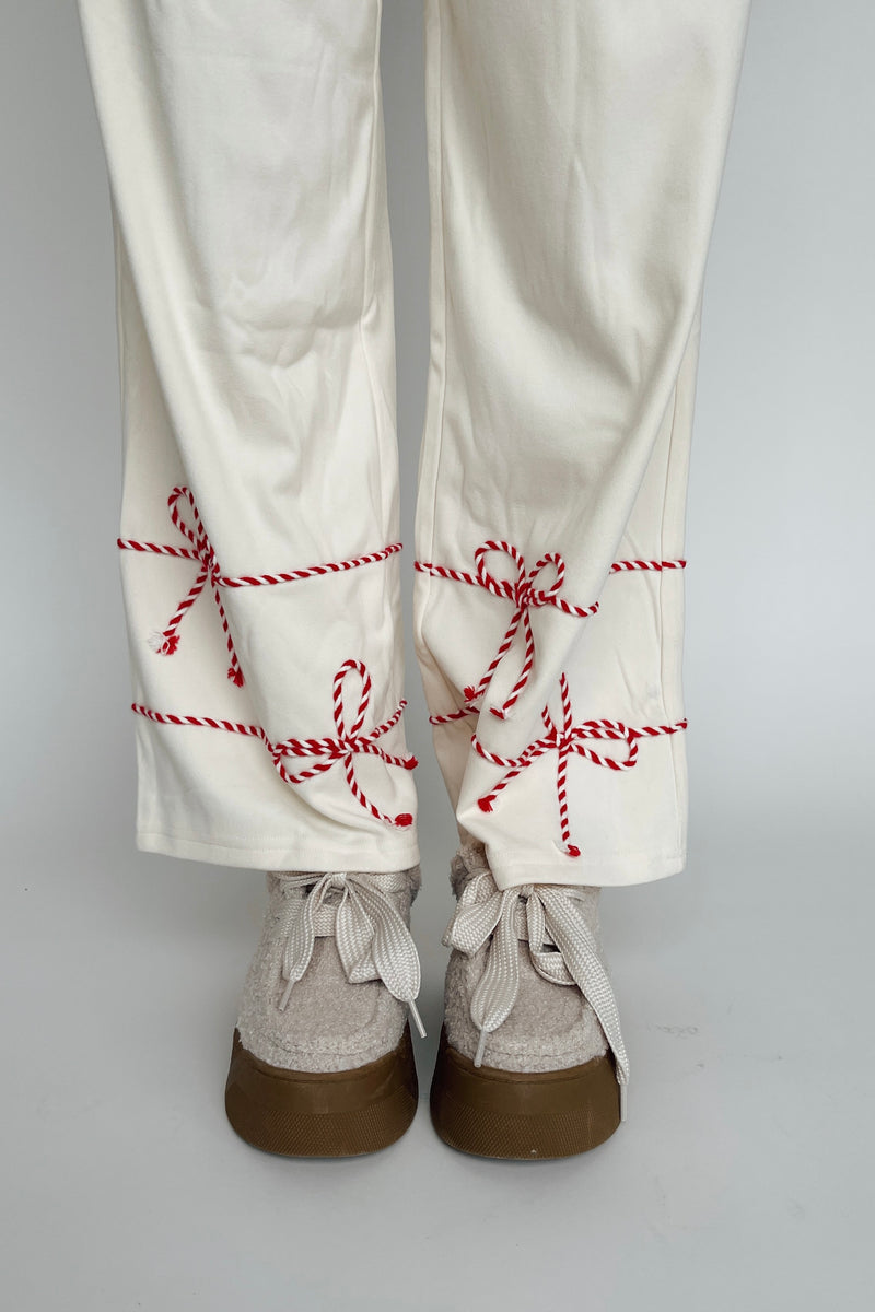 The Torgerson Relaxed Straight Leg Pant in Cream