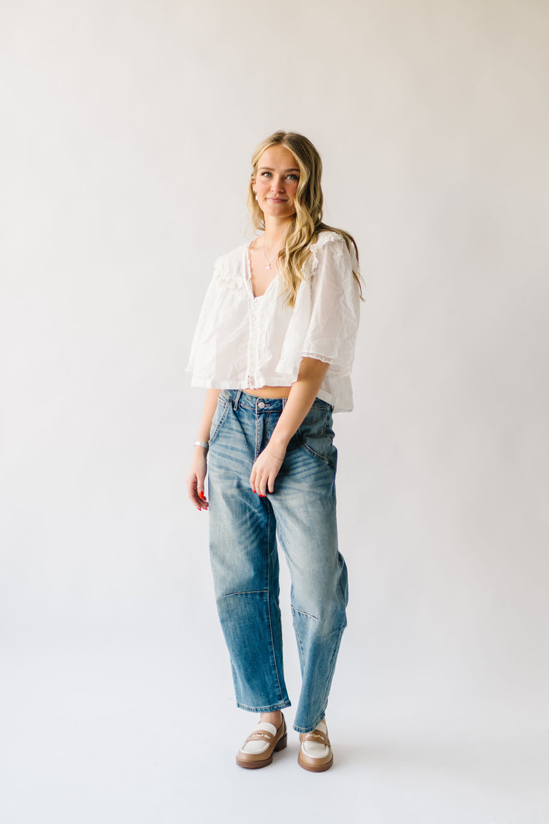 Free People: Luna Top in Optic White