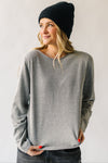 The Emil Lightweight Sweater in Heather Grey