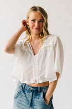 Free People: Luna Top in Optic White