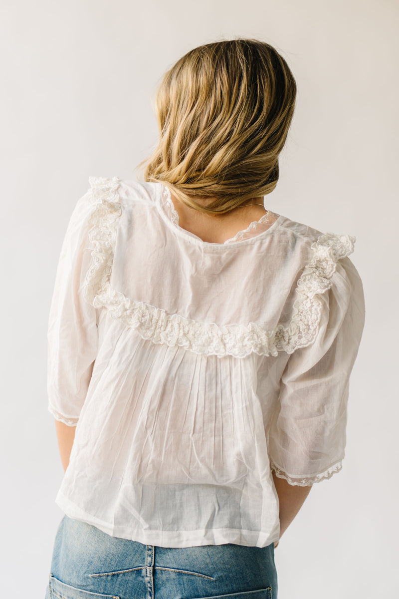 Free People: Luna Top in Optic White