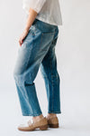 The Ellett High Rise Barrel Jean in Westcott Navy