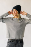 The Emil Lightweight Sweater in Heather Grey