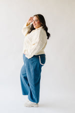 The Texico Crochet Trim Jean in Denim