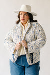 The Zanola Floral Patterned Jacket in Cream Multi