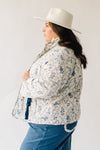 The Zanola Floral Patterned Jacket in Cream Multi