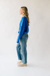 The Riggs Button-Down Sweater in Royal Blue