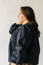 The Granby Collared Button-Up Blouse in Black