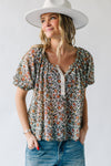 Free People: Astra Peasant Top in Daisy Combo