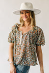 Free People: Astra Peasant Top in Daisy Combo