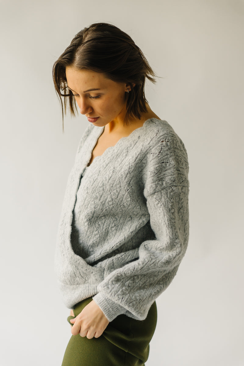 Knit on sale wrap sweater