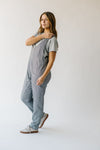 The Villard Textured Overall in Charcoal