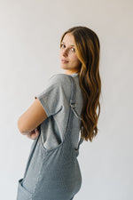 The Villard Textured Overall in Charcoal