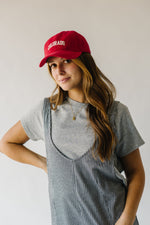 The Colorado Stitch Hat in Red