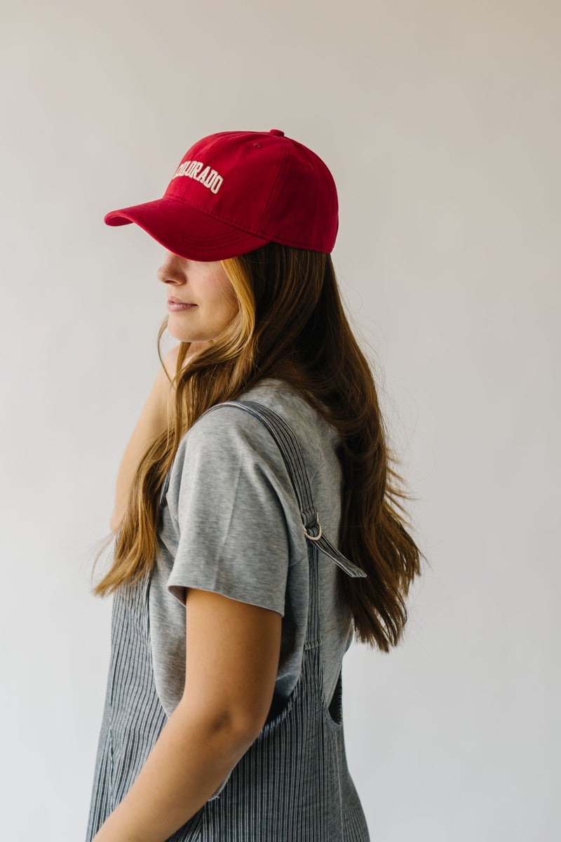 The Colorado Stitch Hat in Red