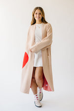 Piper & Scoot: The Heart Long Cardigan in Beige