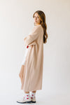 Piper & Scoot: The Heart Long Cardigan in Beige