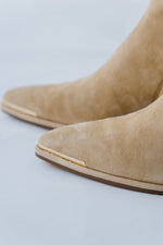 Dolce Vita: Nonah Bootie in Tan Suede