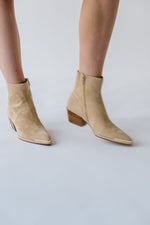 Dolce Vita: Nonah Bootie in Tan Suede