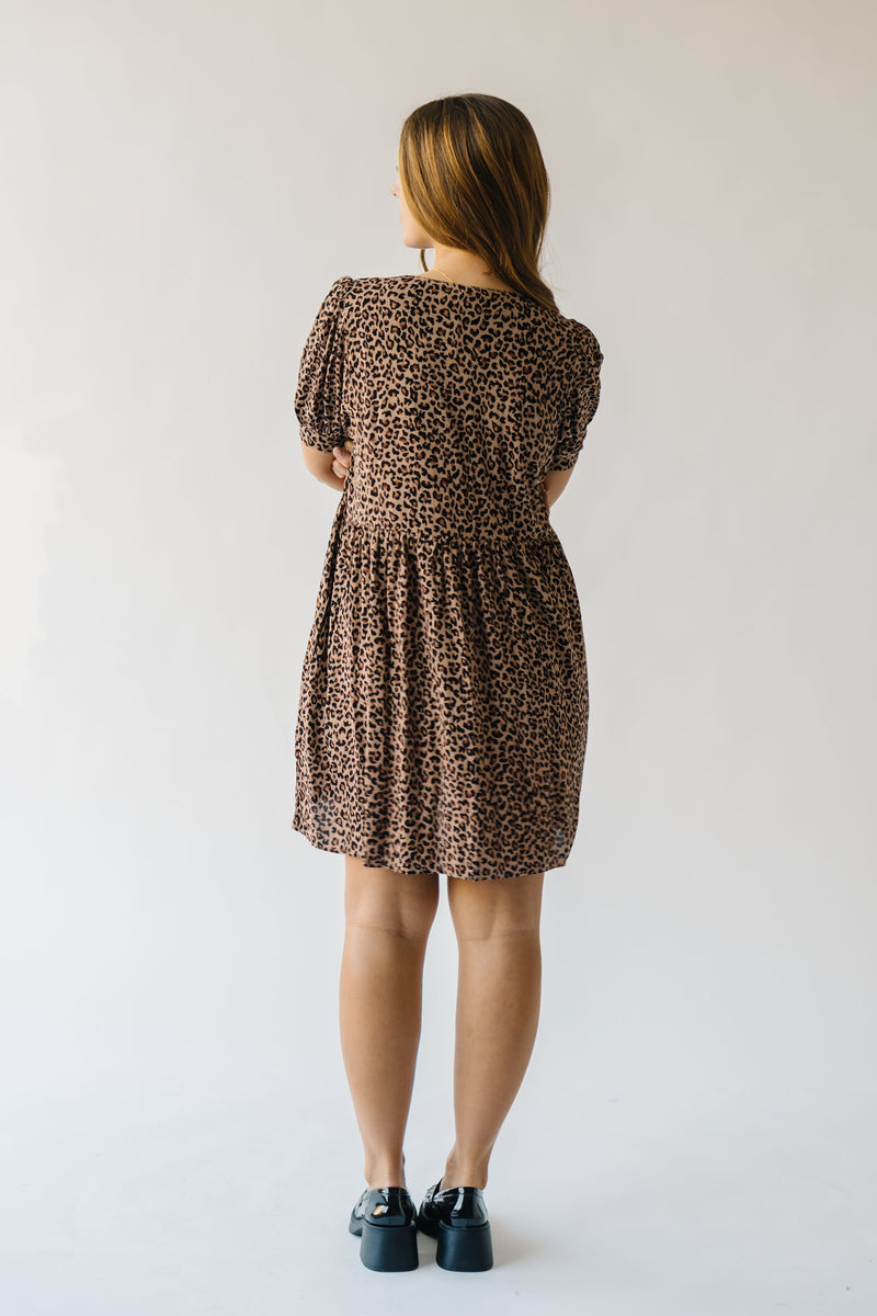 The Loomis Patterned Dress in Leopard