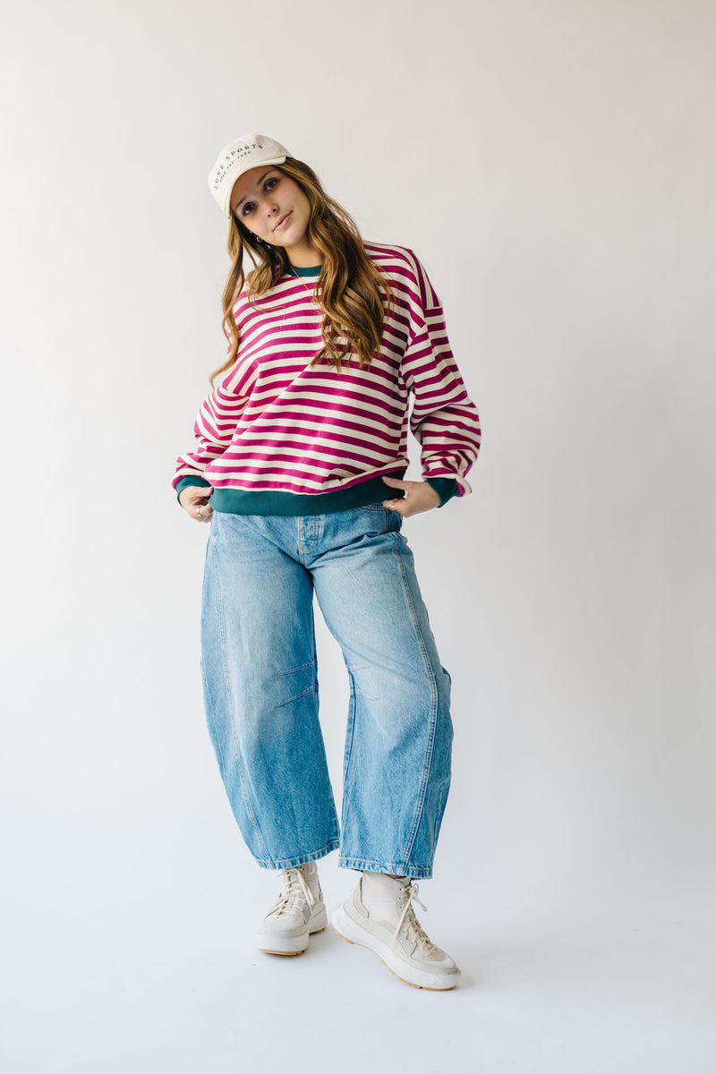 Free People: Good Luck Mid Rise Barrel Jean in Ultra Light Beam