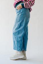 Free People: Good Luck Mid Rise Barrel Jean in Ultra Light Beam