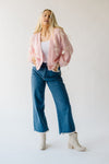 The Stegner Ribbon Knit Cardigan in Pink