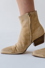 Dolce Vita: Nonah Bootie in Tan Suede