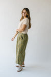 Free People: Bali Guinevere Trousers in Green Combo