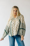 The Westover Patterned Blouse in Green