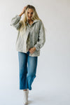 The Grisby Oversized Denim Jacket in Washed Denim