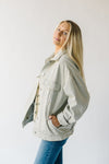 The Grisby Oversized Denim Jacket in Washed Denim