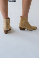 Dolce Vita: Nonah Bootie in Tan Suede