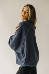 The Whitaker Button Detail Cardigan in Navy