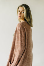 The Canby Pocket Detail Cardigan in Rust