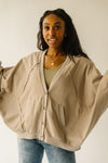 The Whitaker Button Detail Cardigan in Natural