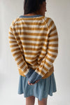 The Richardson Cardigan in Mustard Stripe