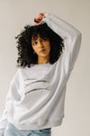 The Sardine Graphic Sweatshirt in Heather Grey